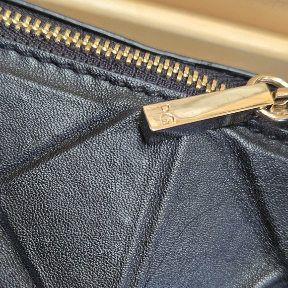 Purificacion Garcia Origami Handbag Crossbody Purse Pengui Penguin Black Leather - Picture 6 of 15